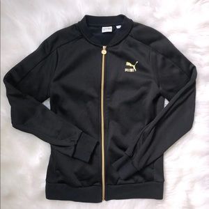 Puma black bomber jacket